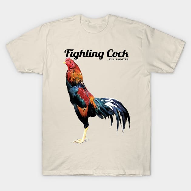 Fighting Rooster T-Shirt by KewaleeTee